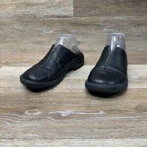 Bjorndal Black Leather Clogs Women's Size 7